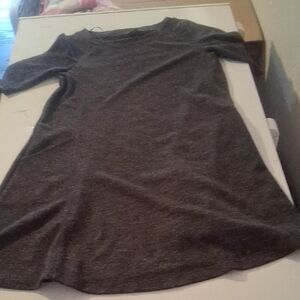 Adrienne Vittadini Charcoal Knit Top